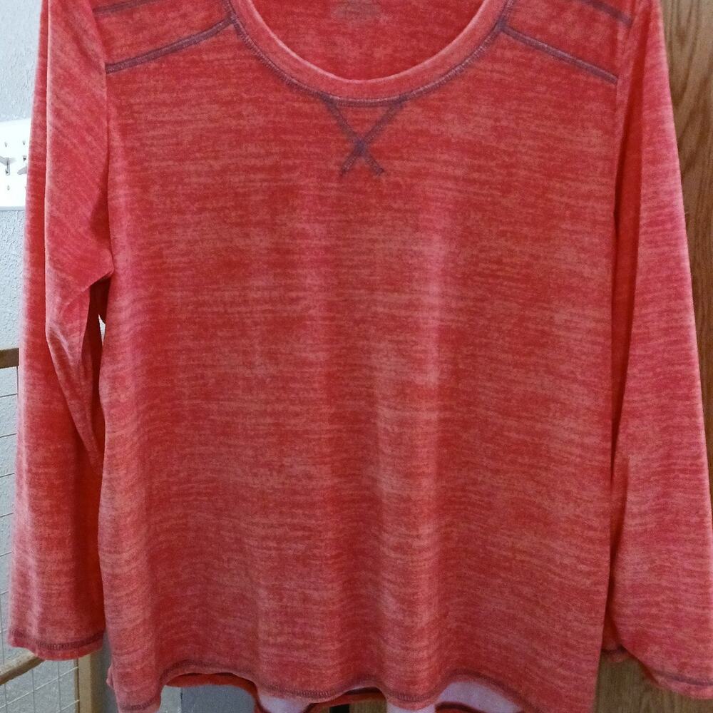 Climate Right Long Sleeve Soft Pullover Shirt Size 2XL SKU 363
